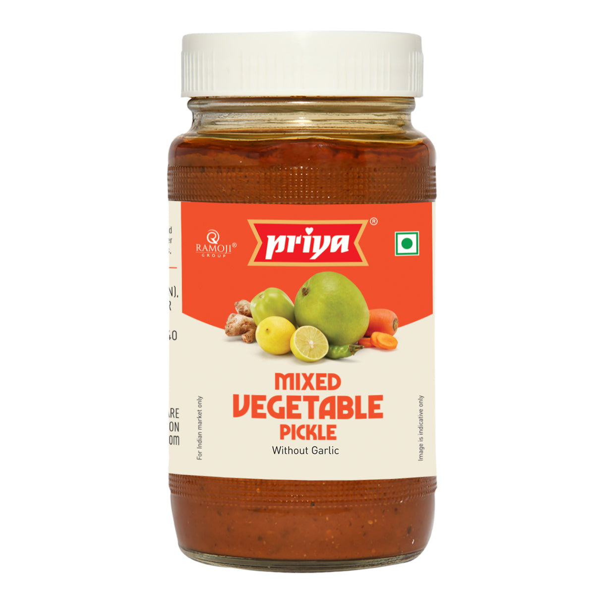 priya Mixed Vegetable Pickle without garlic 