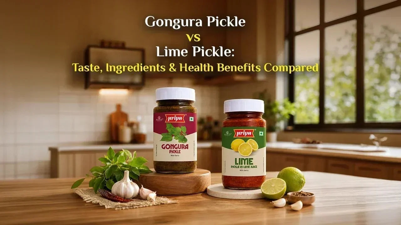 Gongura Pickle vs Lime Pickle