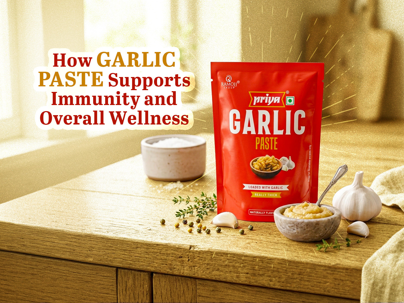 How Garlic Paste Supports Immunity and Overall Wellness