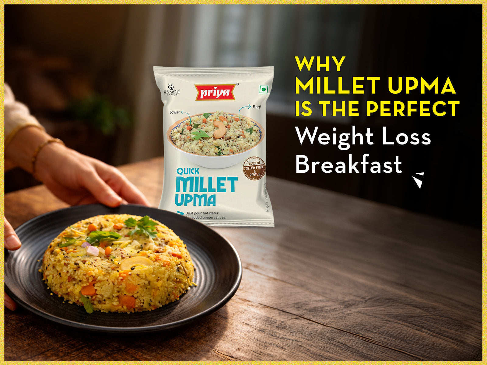 Why Millet Upma Is the Perfect Weight Loss Breakfast