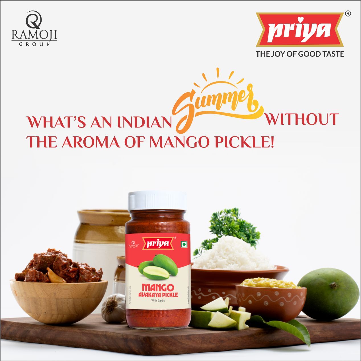What’s an Indian Summer without The Aroma of Mango Pickle!