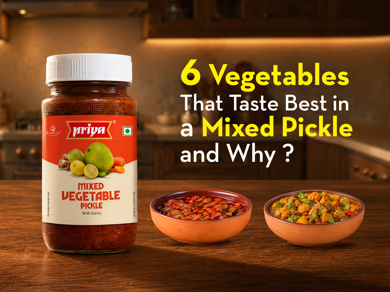 6 Vegetables That Taste Best in a Mixed Pickle and Why