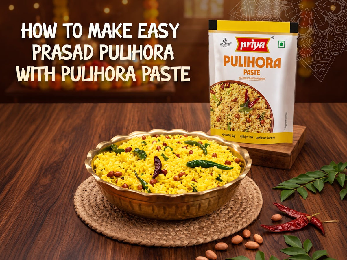 Pulihora Paste Uses for Making an Easy Prasad Recipe