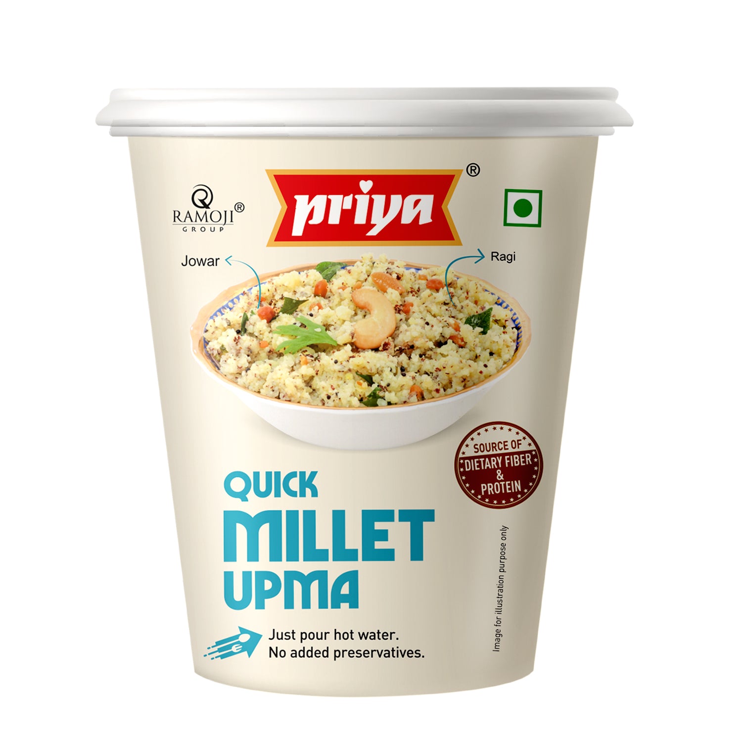 Quick Millet Upma (Cup Pack) 65g