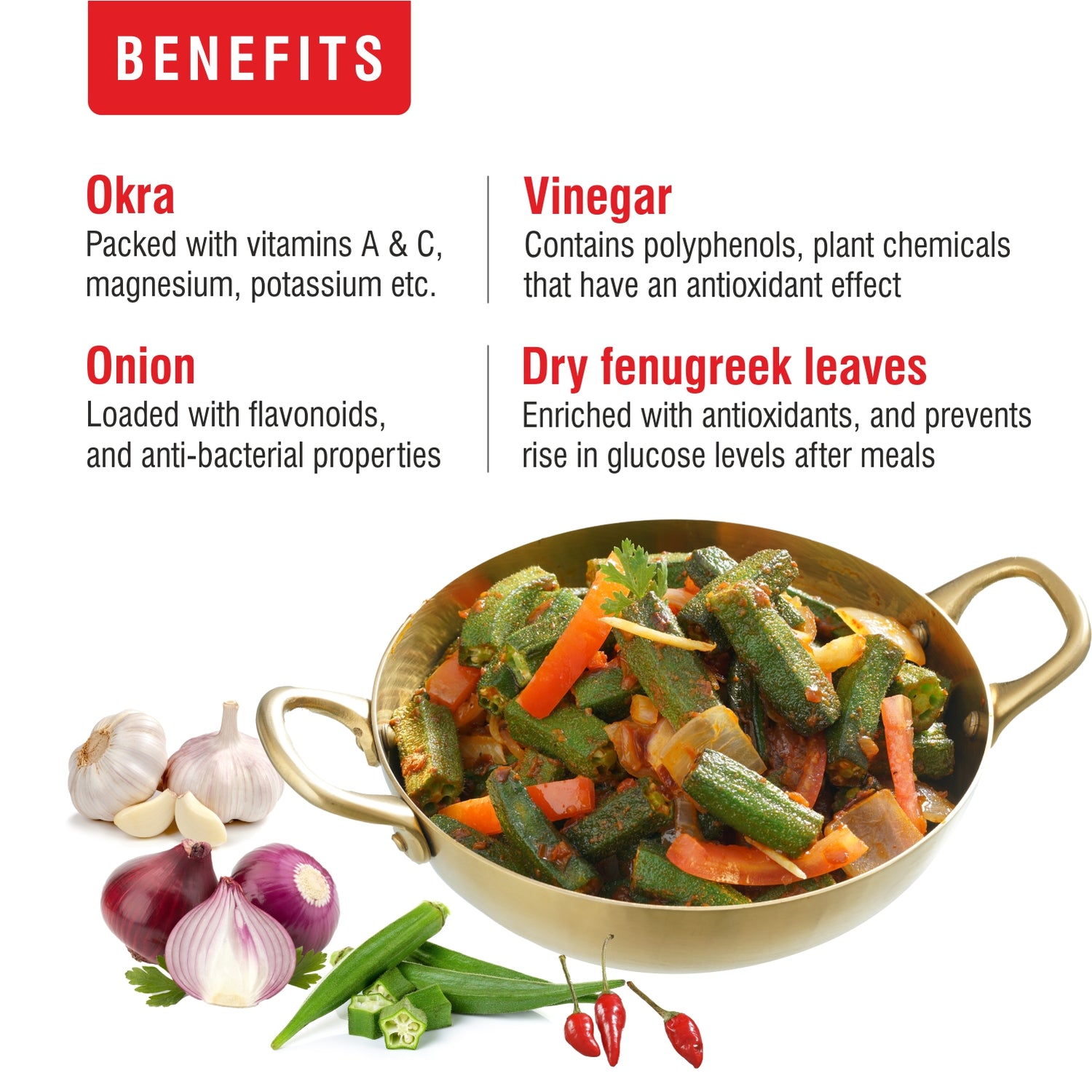 Ready To Eat Bhindi Do Piaza 300g