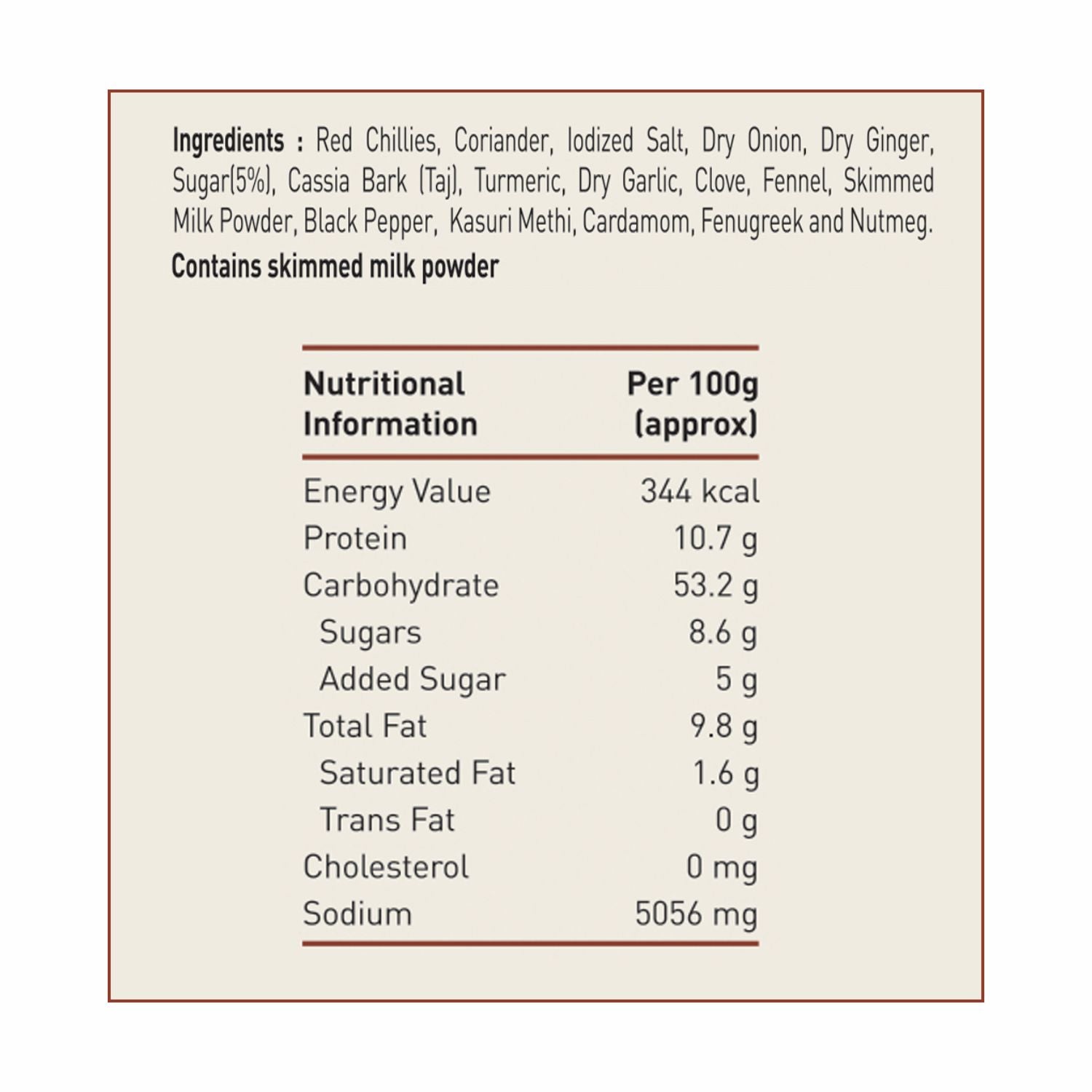 Butter Chicken Masala 50g