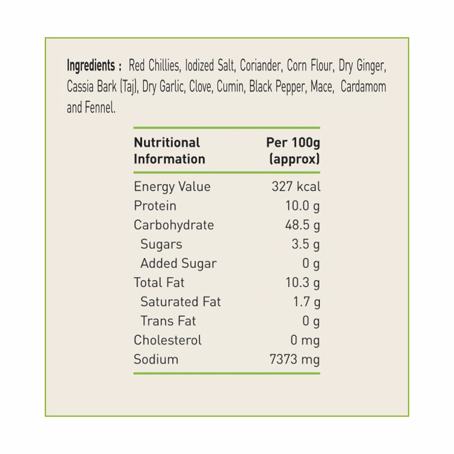Chicken 65 Masala 50g