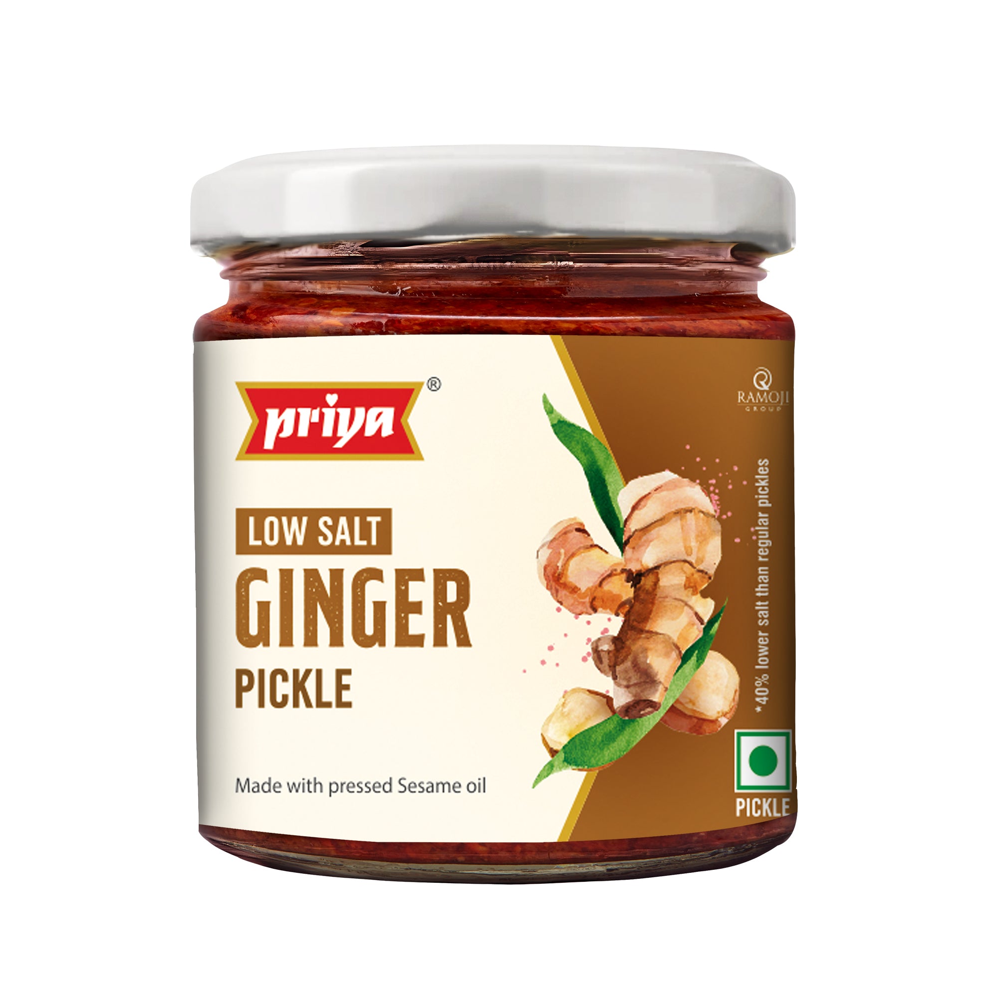 Low Salt Ginger Pickle 210g