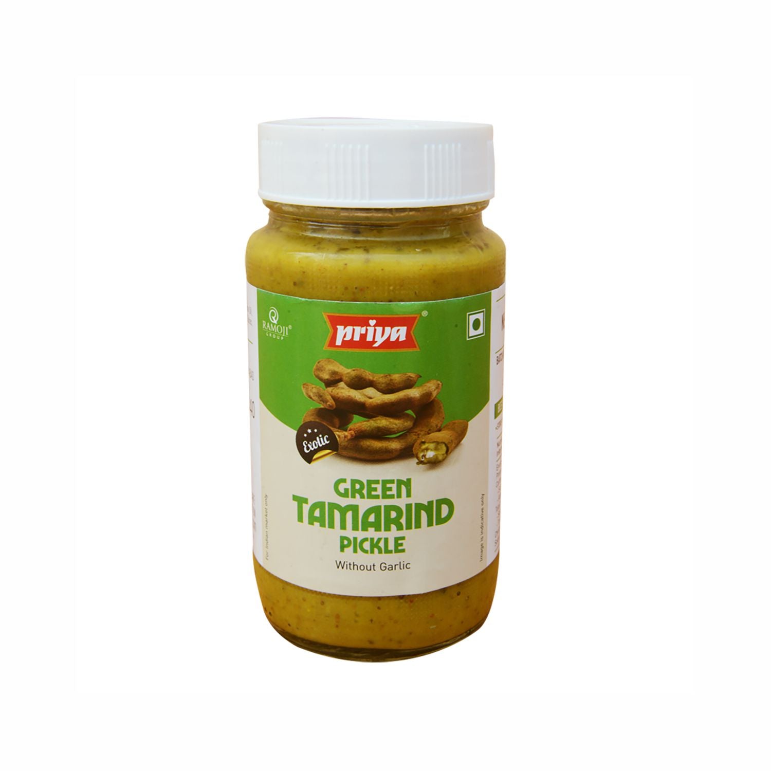 Green Tamarind Pickle Without Garlic 300g