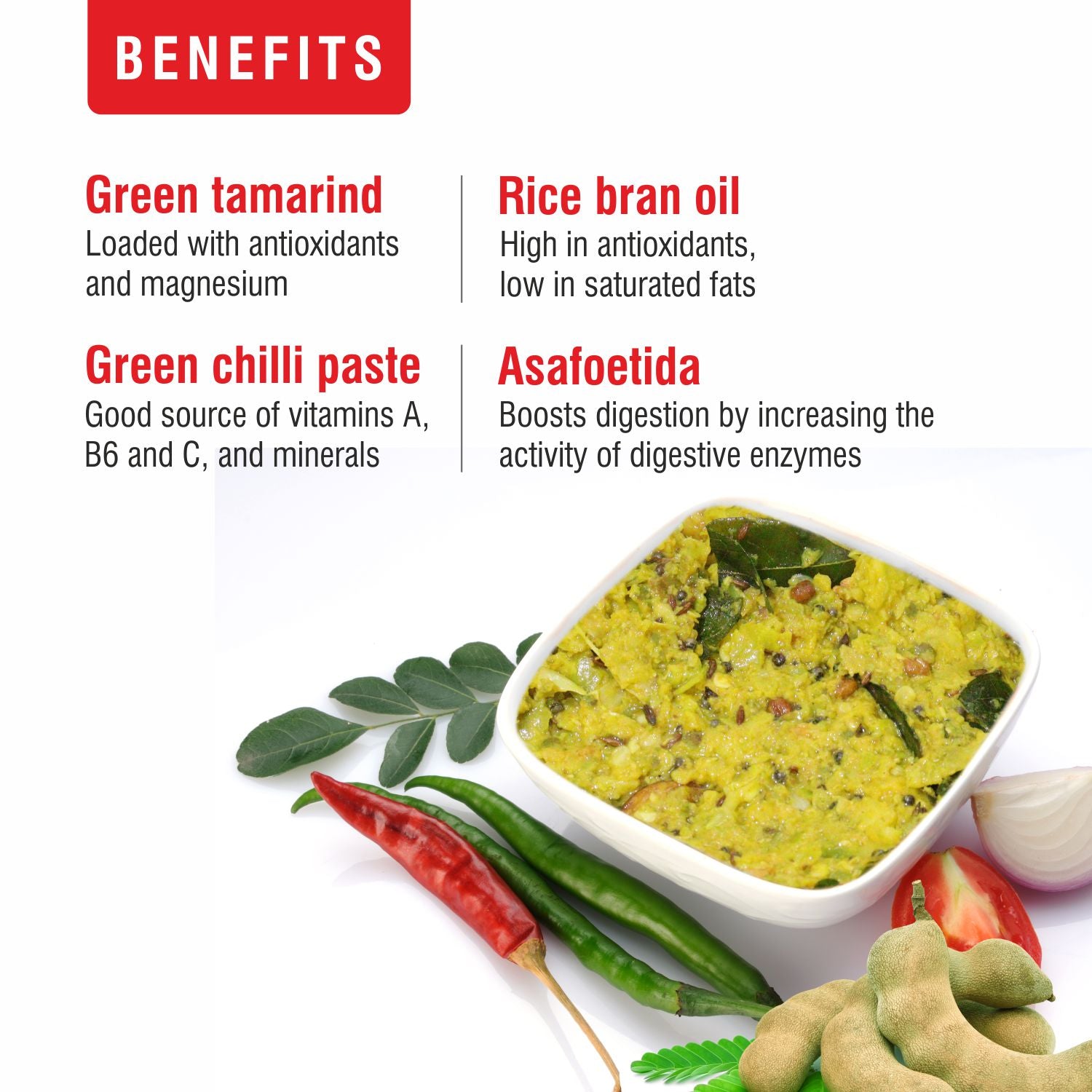 Green Tamarind Pickle Without Garlic 300g