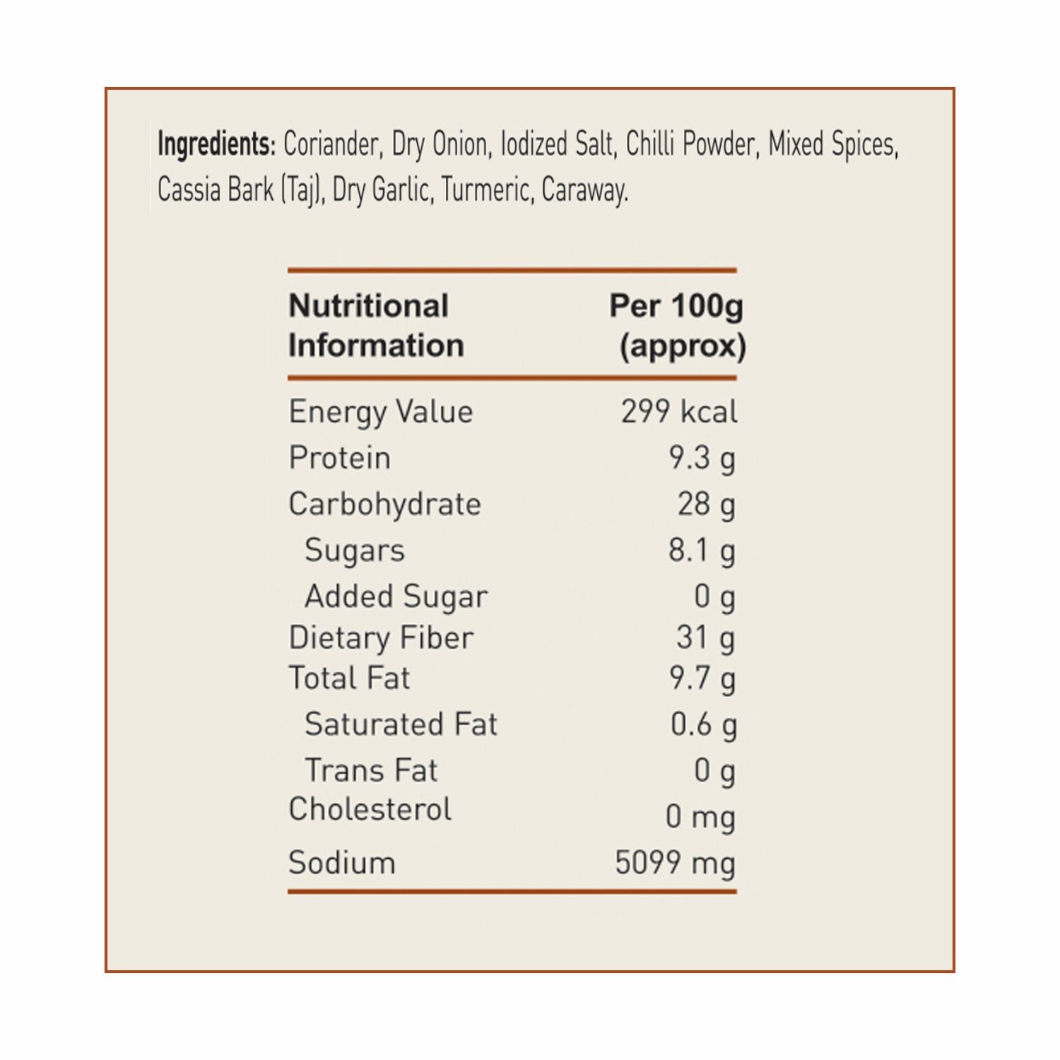 Hyderabadi Chicken Biryani Masala 50g
