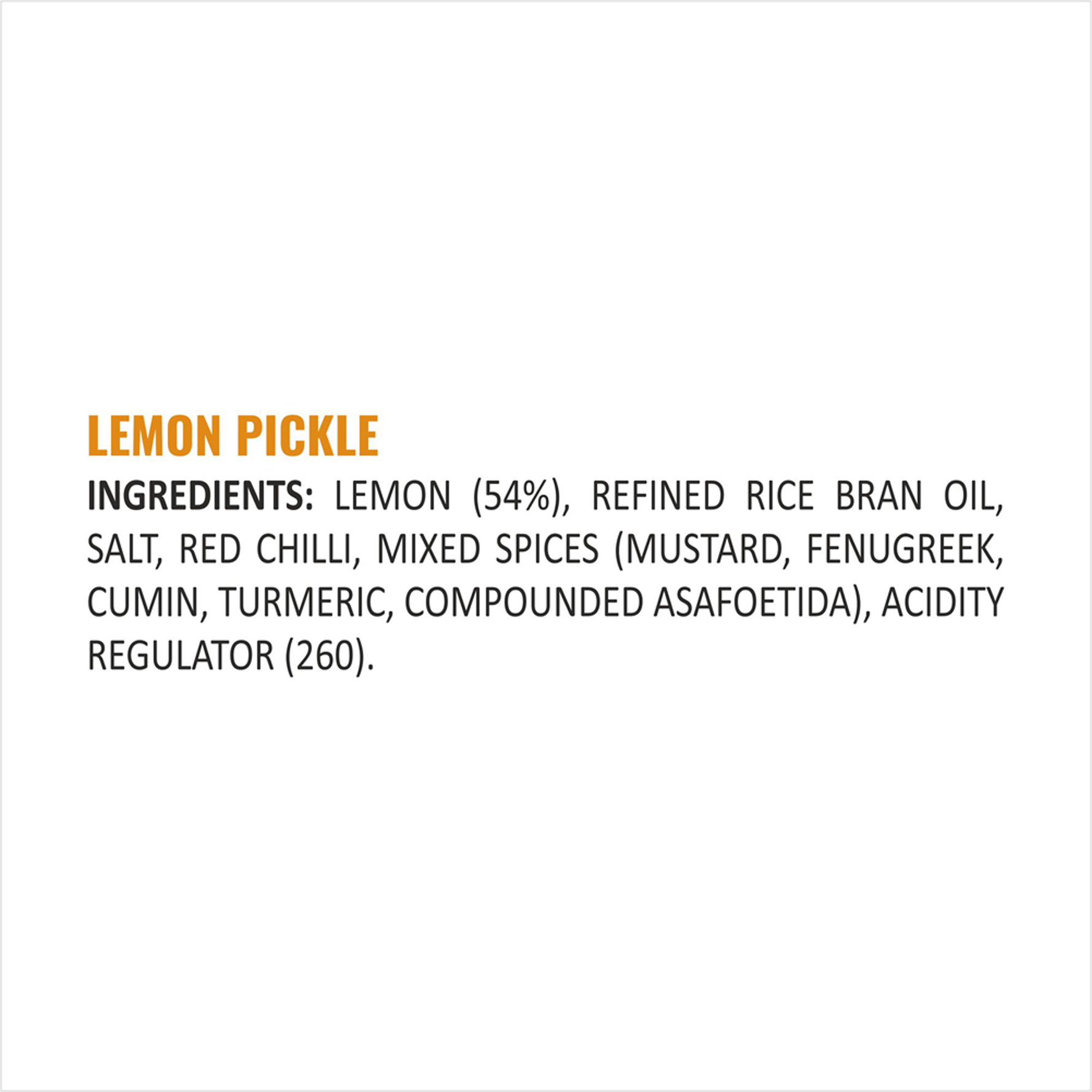 Low Salt Lemon Pickle 200g