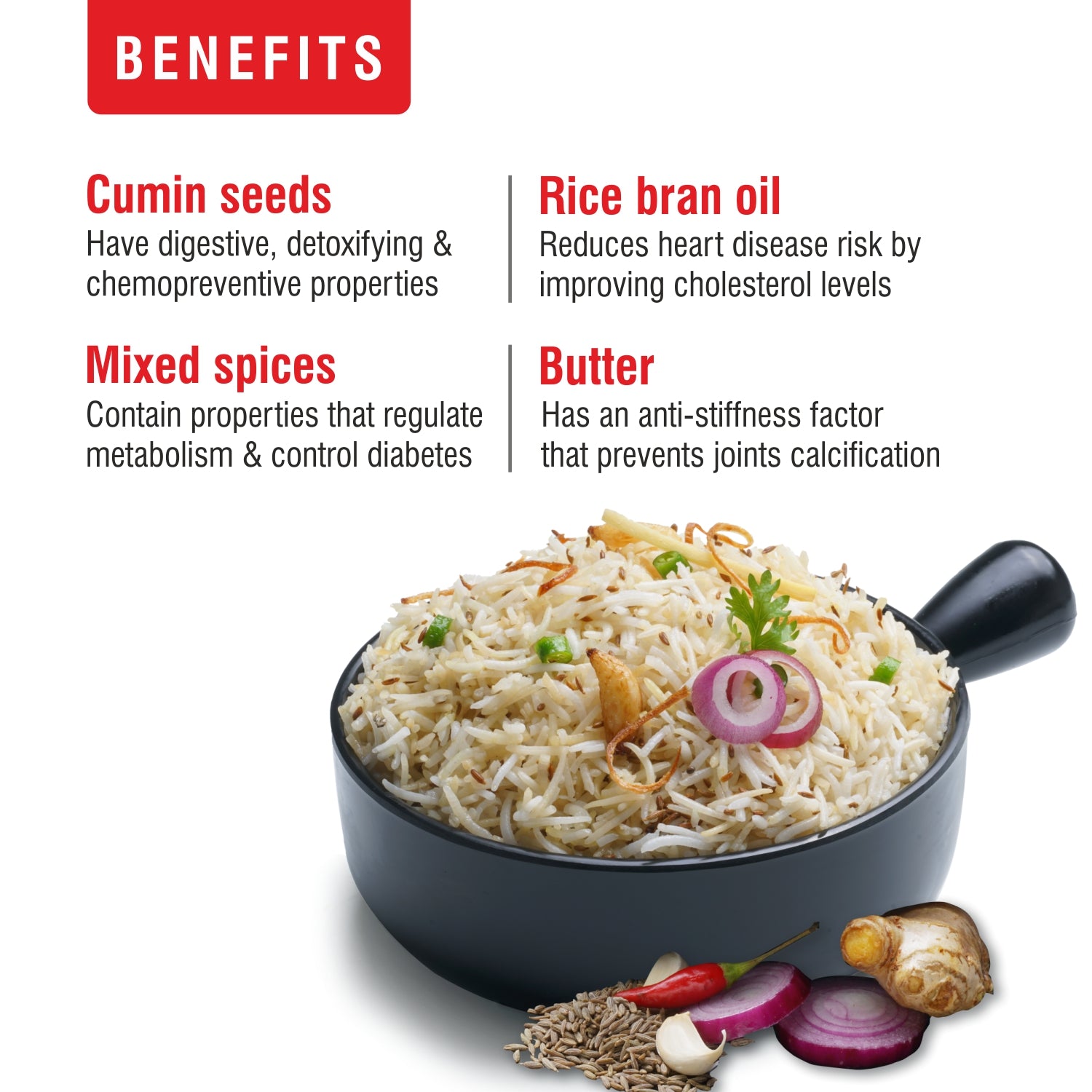 Ready To Eat Jeera Rice  275g