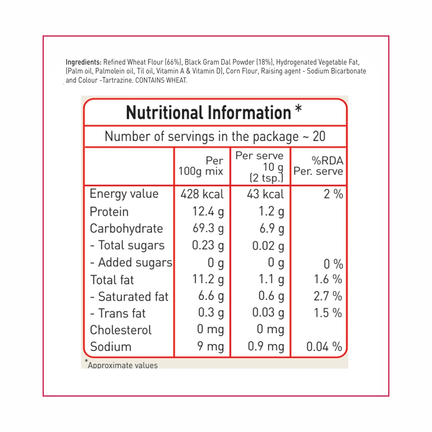 Instant Jilebi Mix - 200g