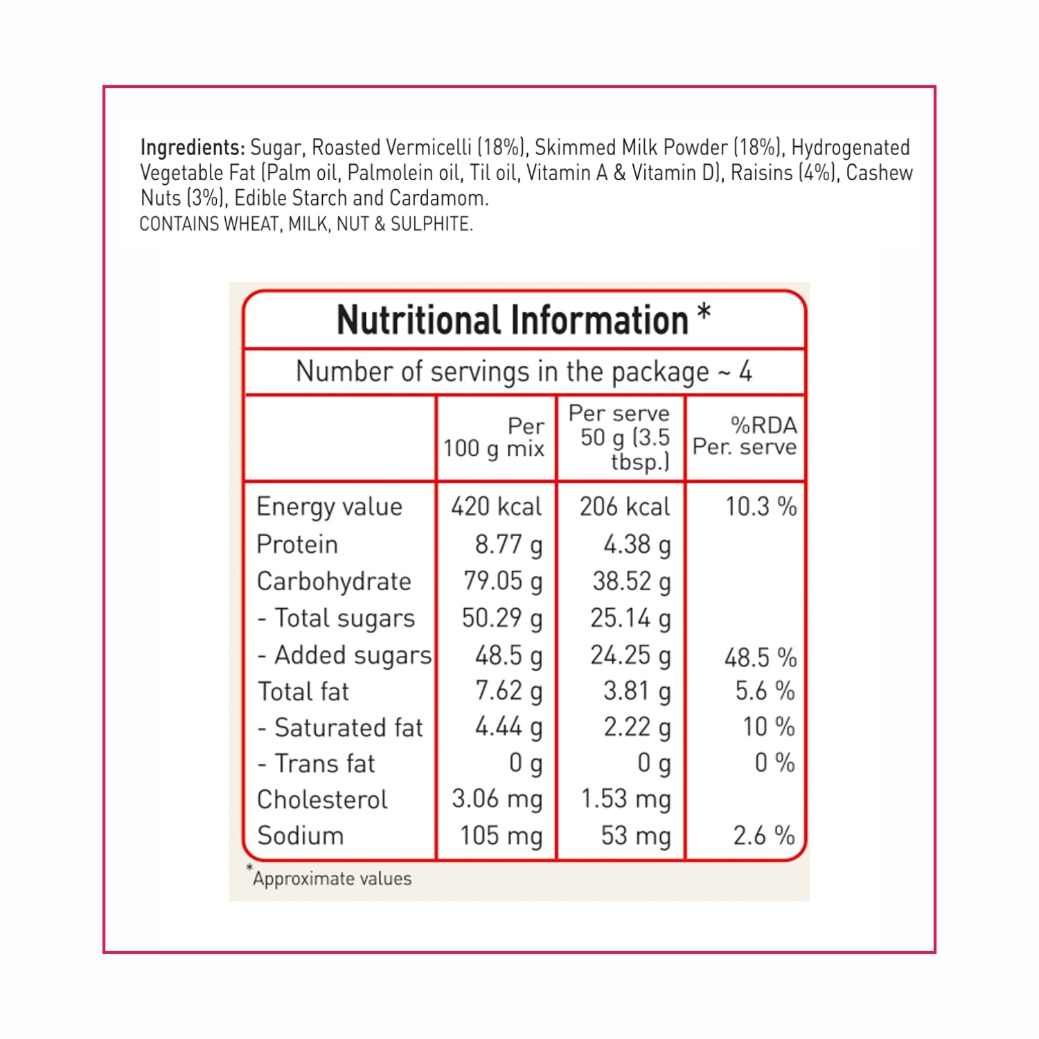 Instant Kheer Mix - 200g