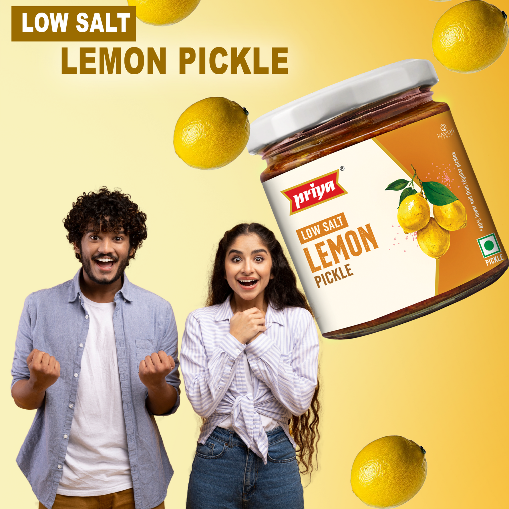 Low Salt Lemon Pickle 200g