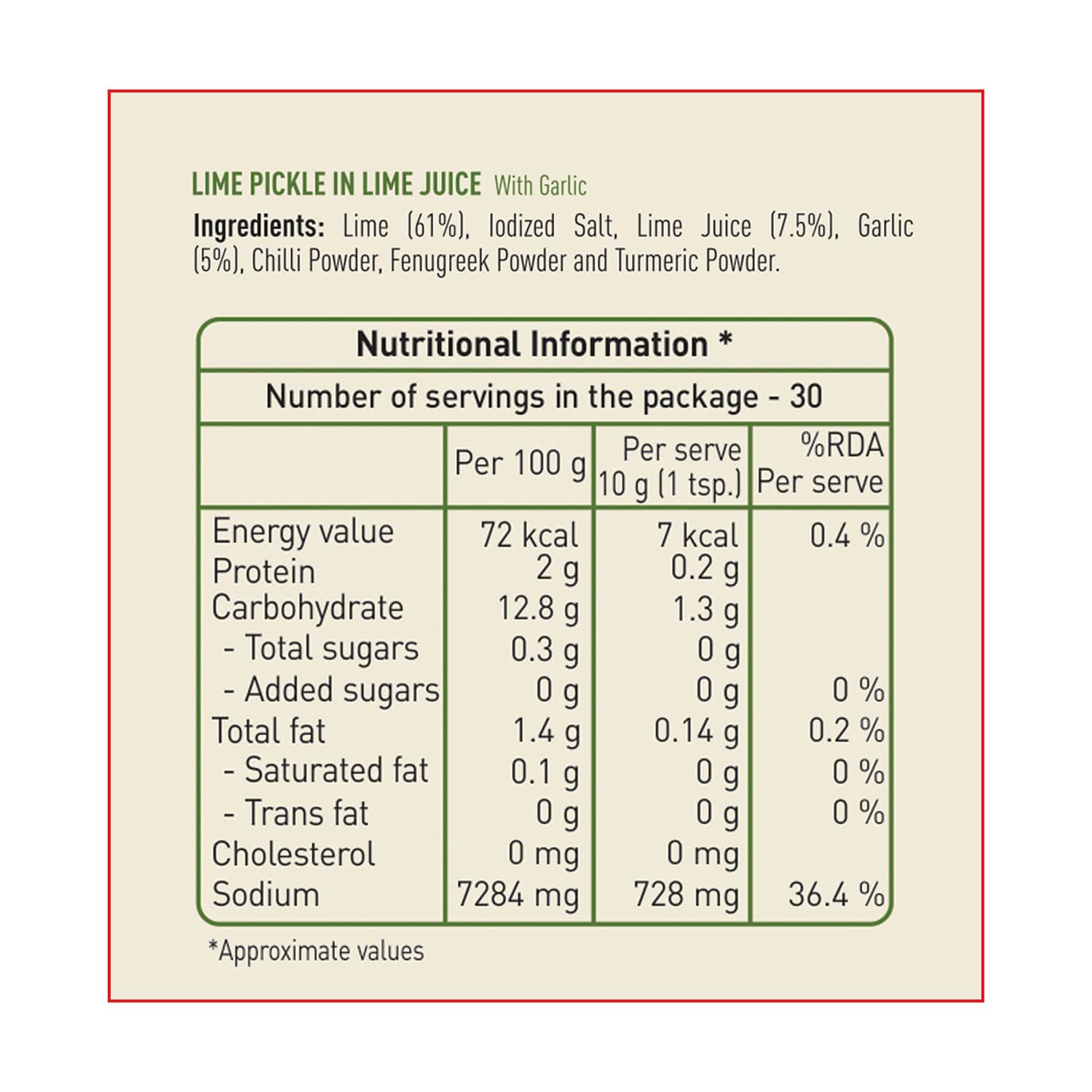 ingredients