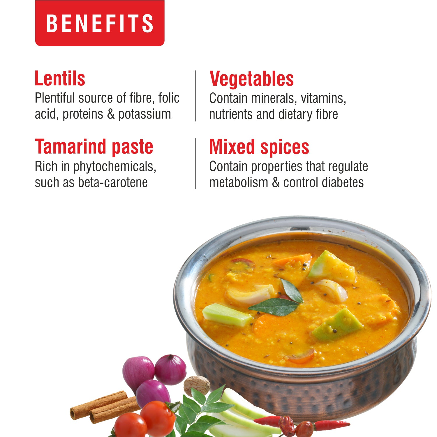 Ready To Eat Madras Sambar 300g