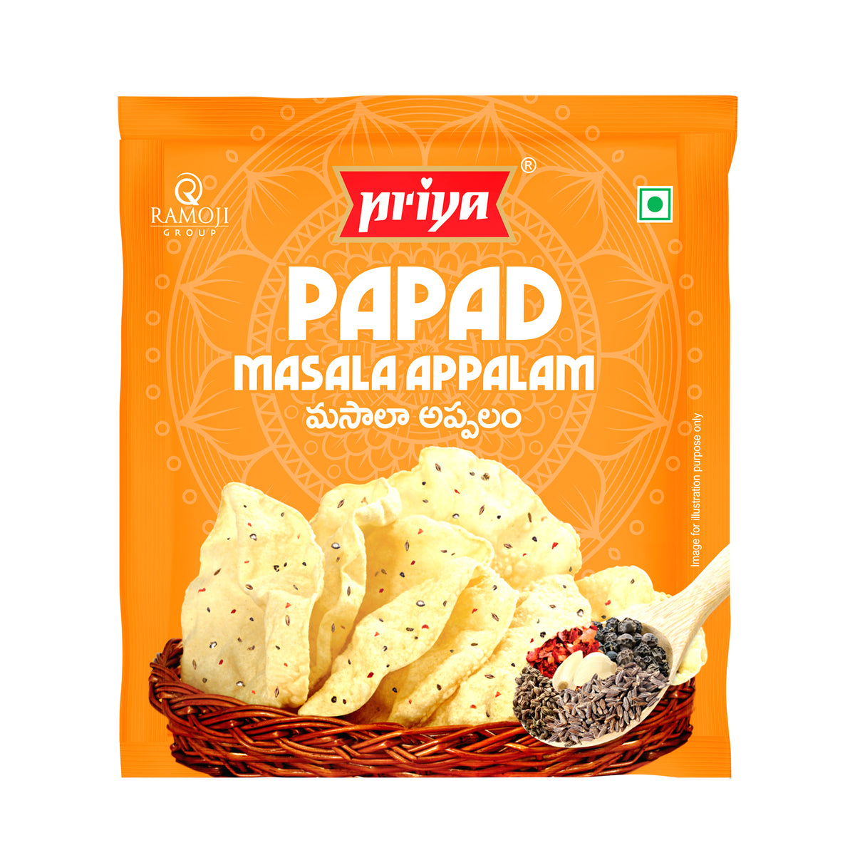 Priya Papad Masala Appalam 100g