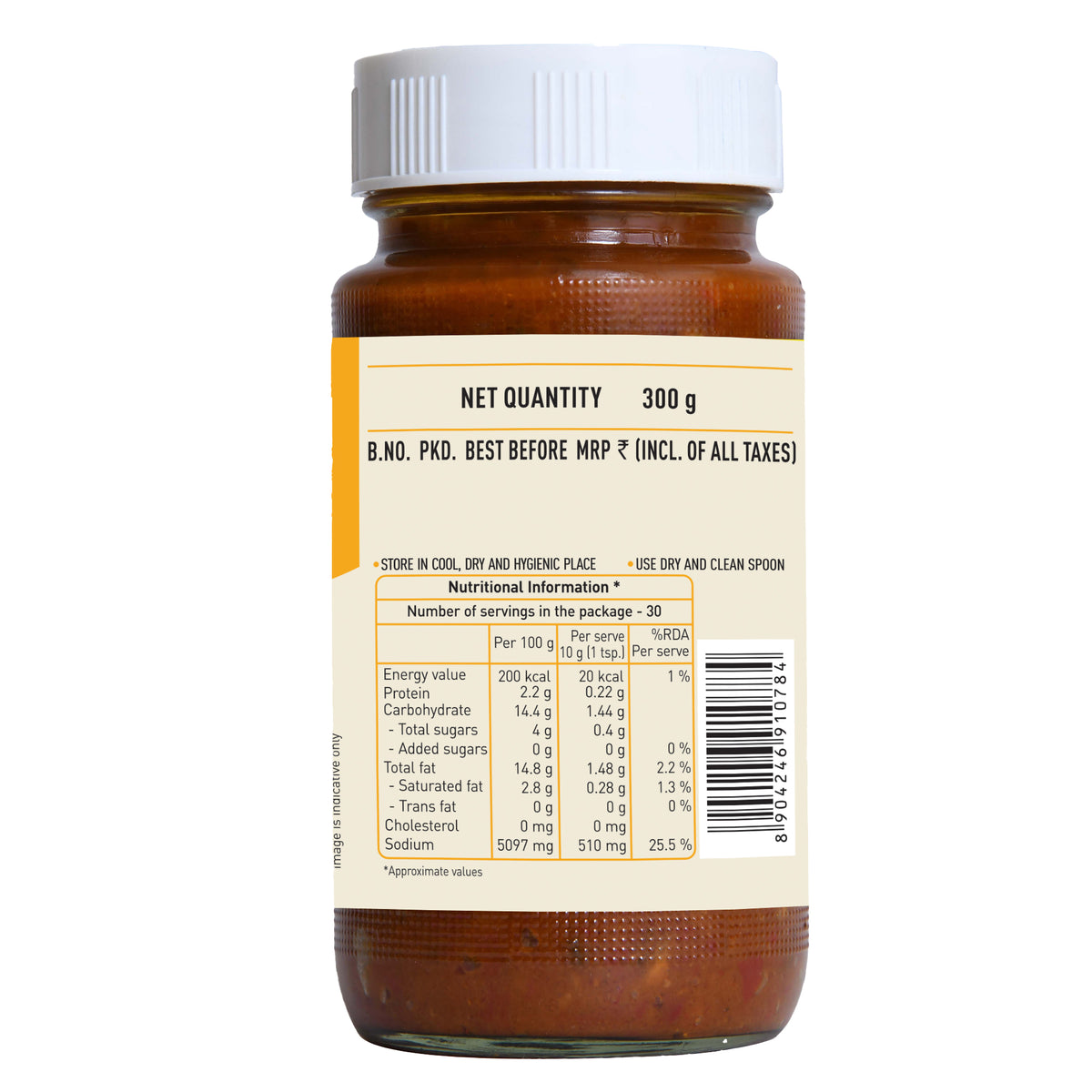 Onion Pickle Without Garlic 300g