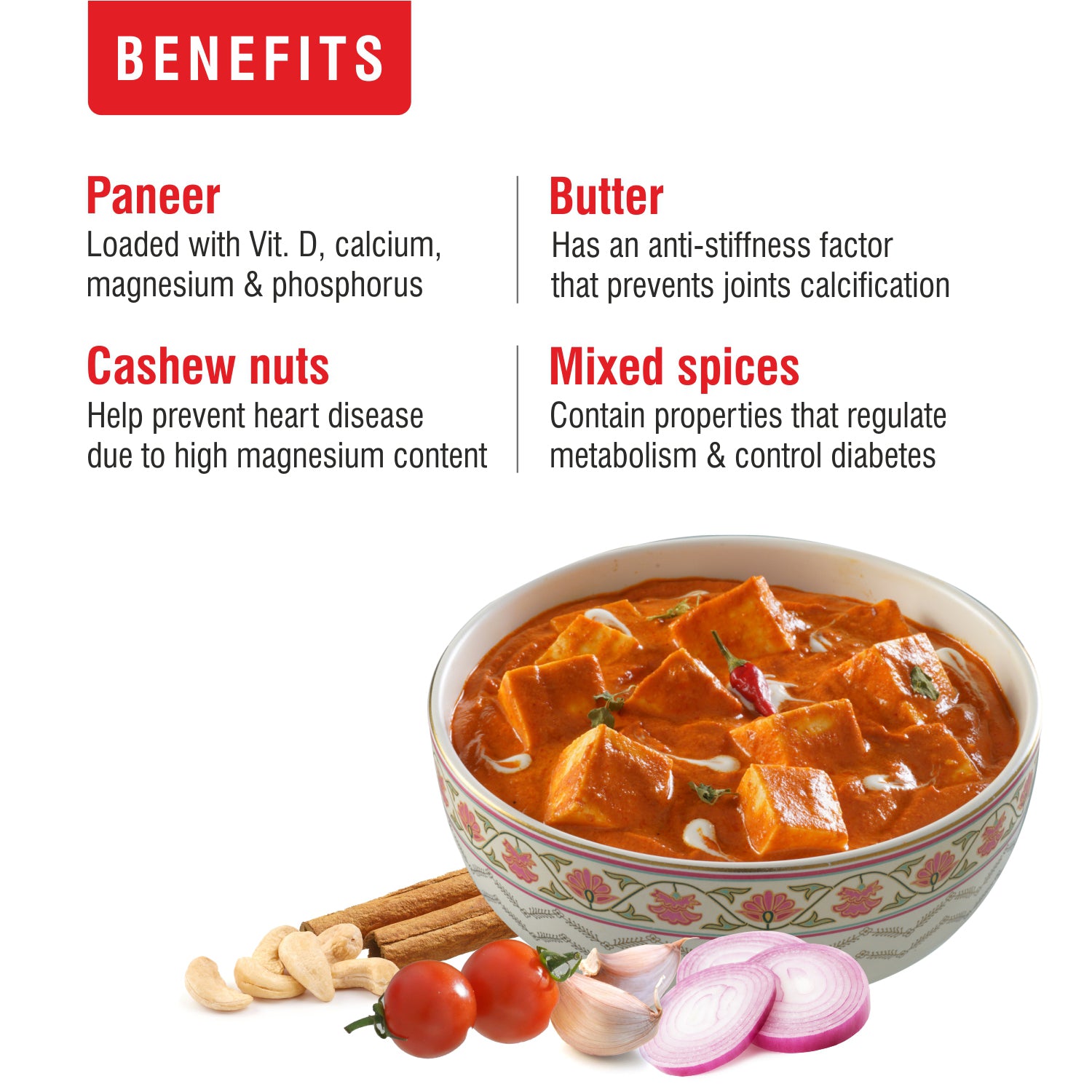 Ready to Eat Paneer Butter Masala 300g