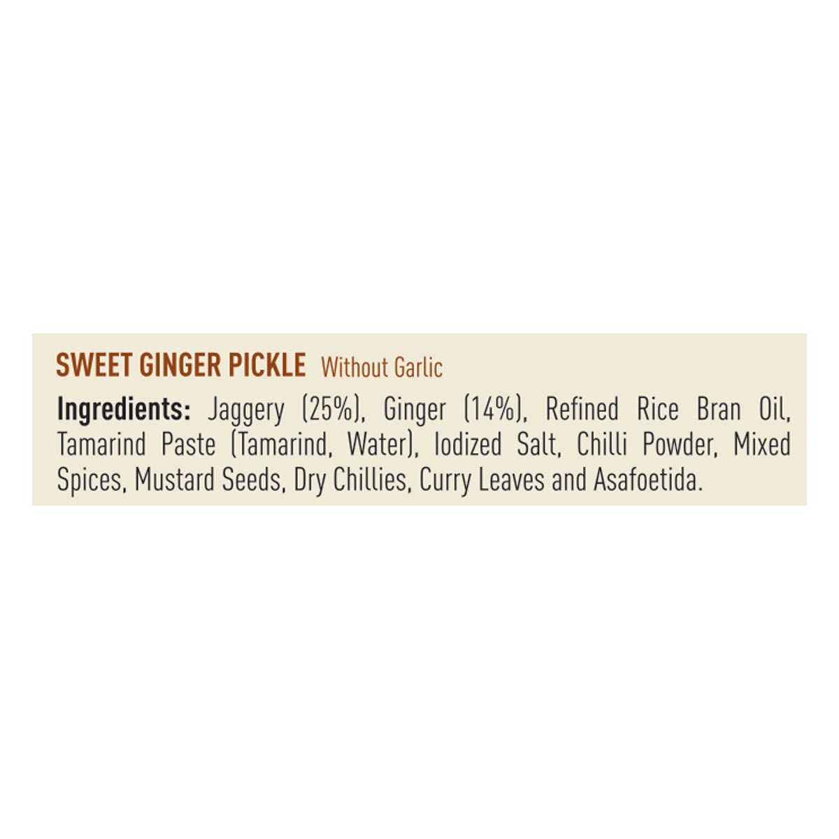 Sweet Ginger Pickle 300g