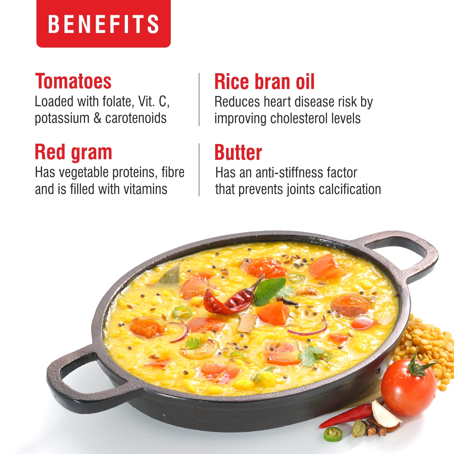 Ready To Eat Tomato Dal 300g