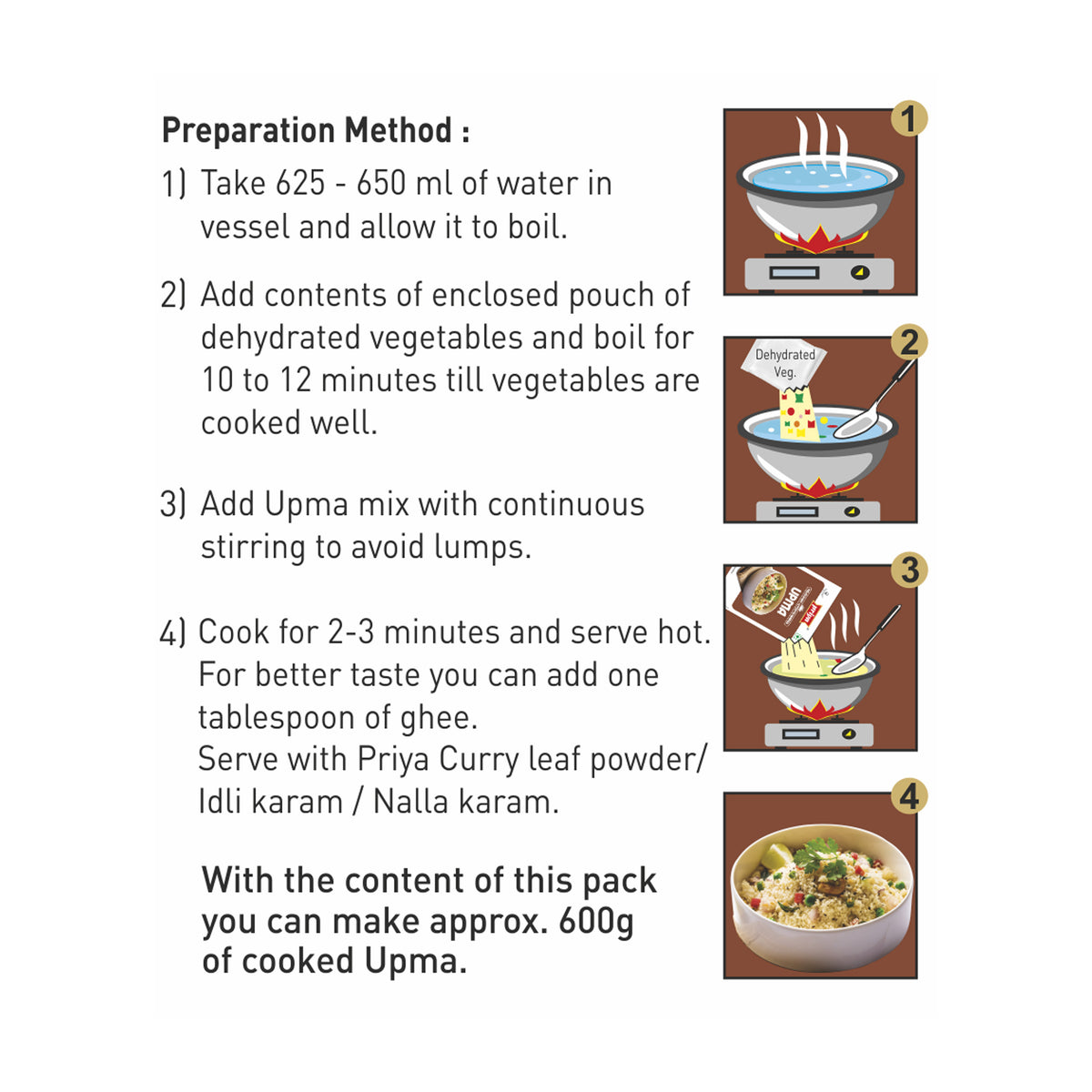 Instant Upma mix - 175g