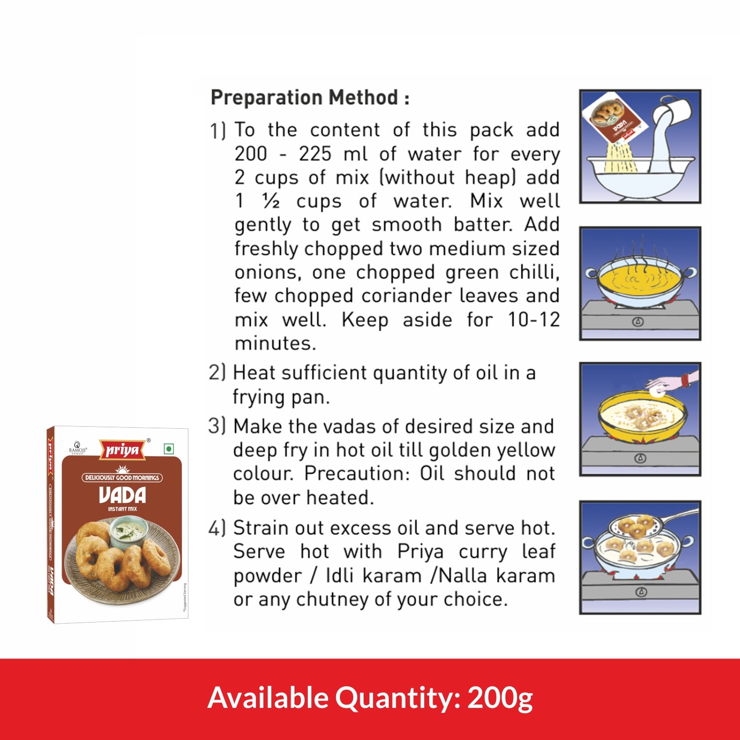 Instant Vada Mix - 200g