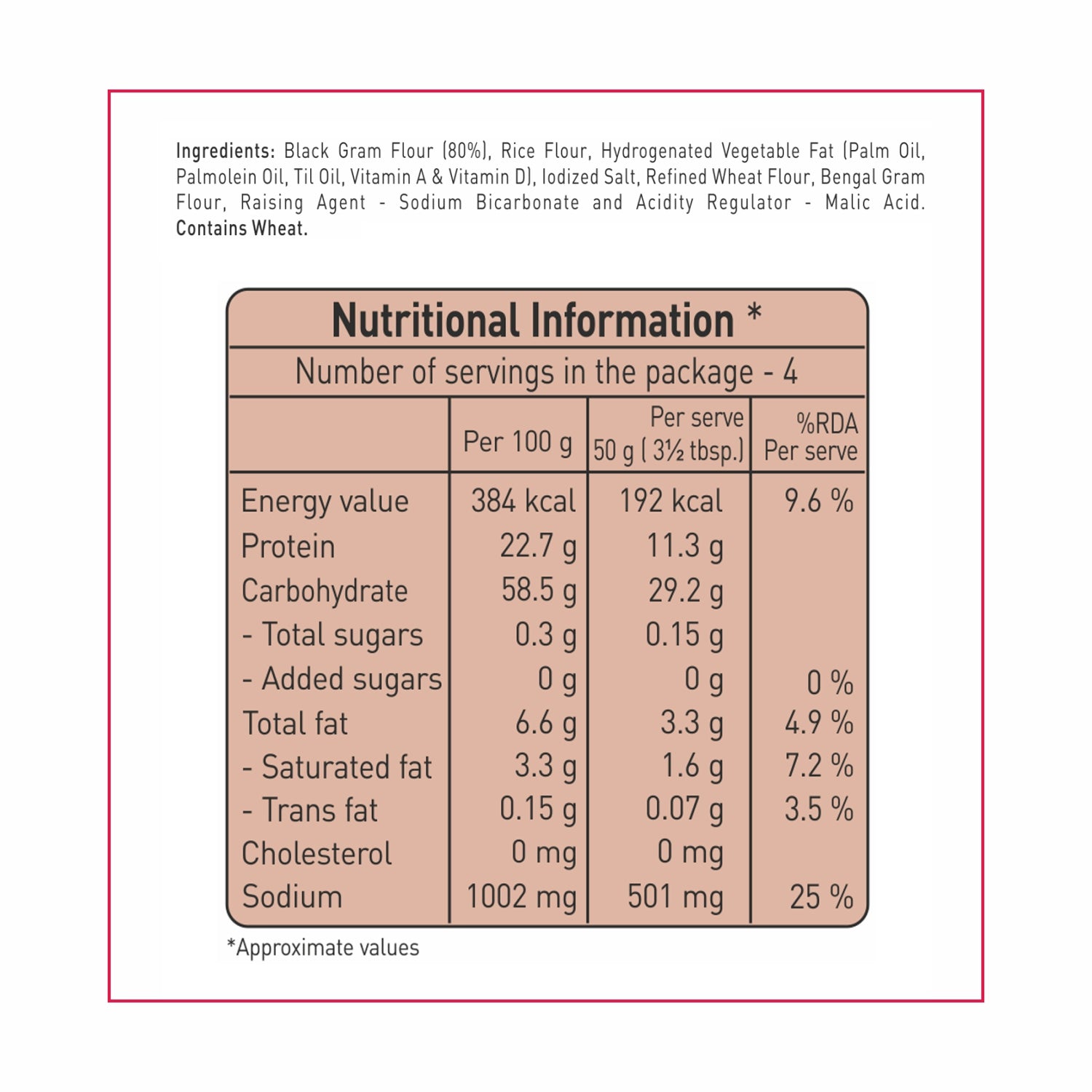 Instant Vada Mix - 200g