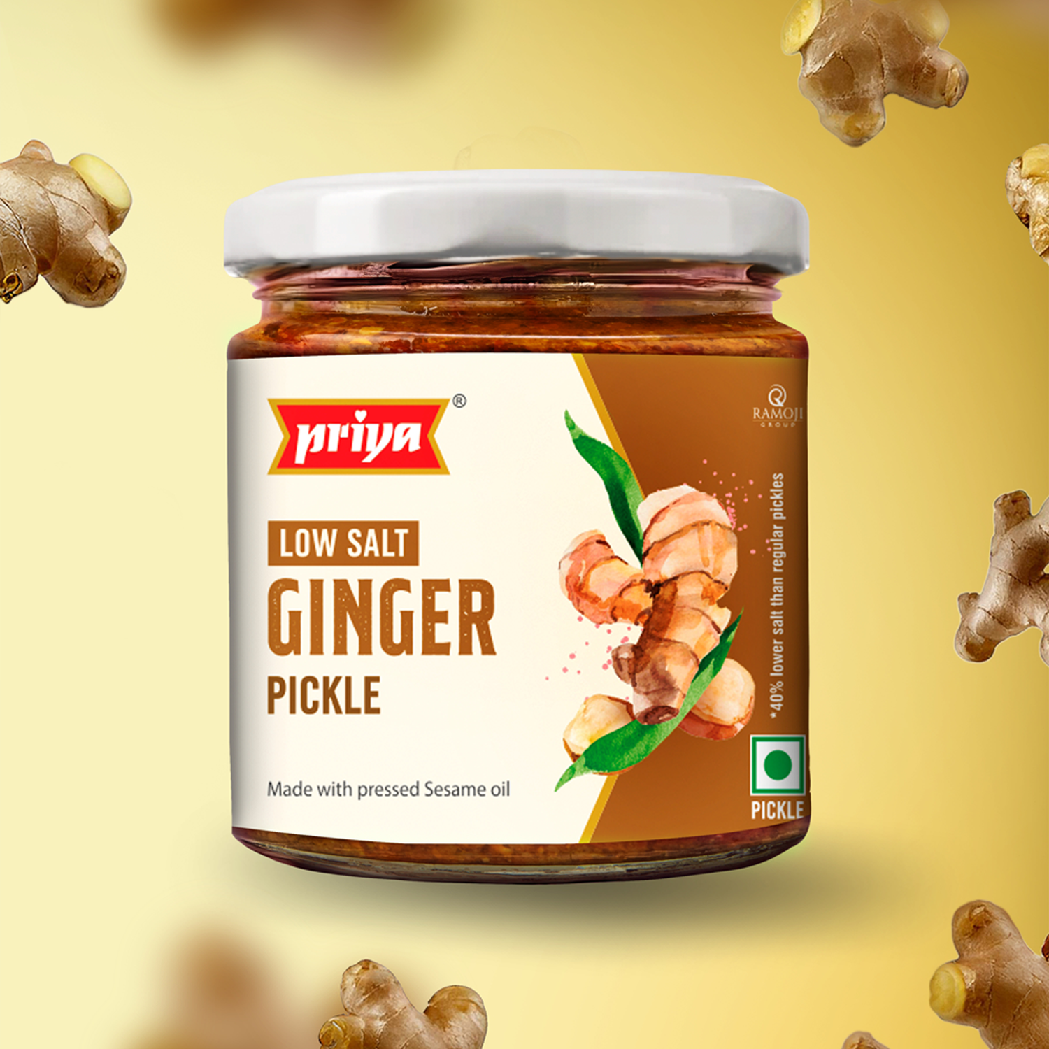 Low Salt Ginger Pickle 200g