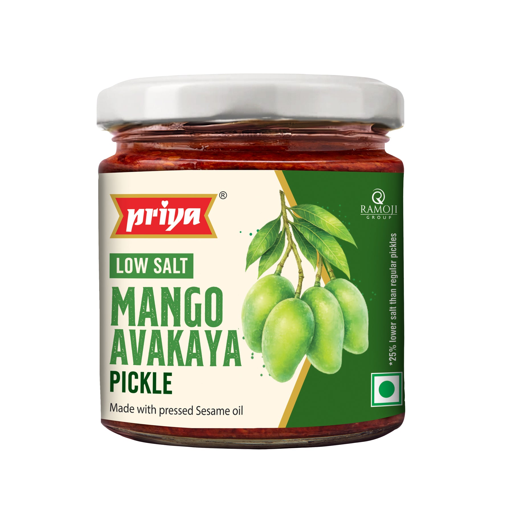 Low Salt Mango Avakaya Pickle 190g