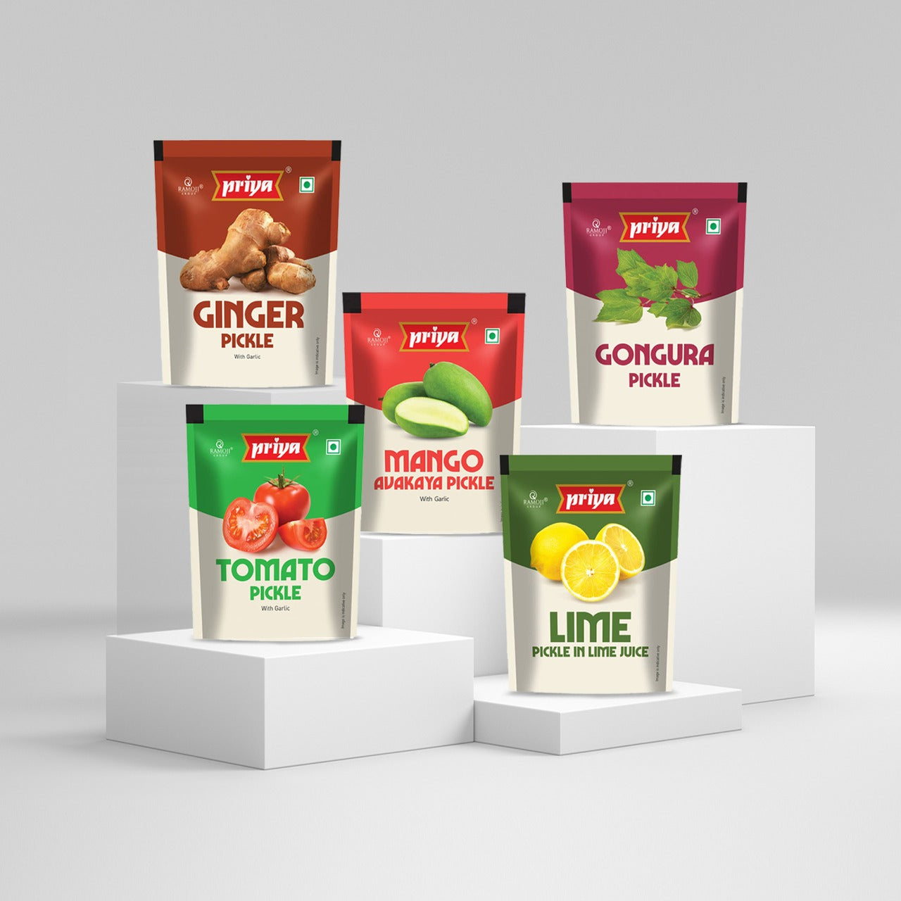 Buy Priya Pickles Combo of 5 Online