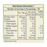 nutritional information